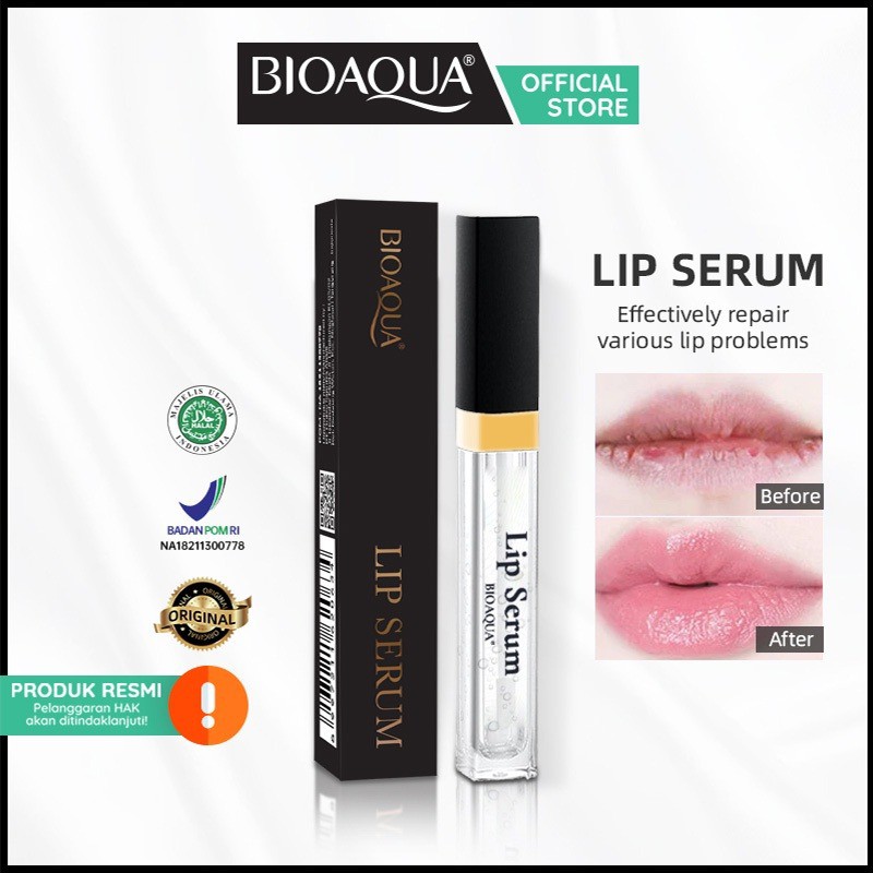 BIOAQUA - Pelembab Bibir / Lip Serum 6ml Moisturizing Pelembab bibir BPOM