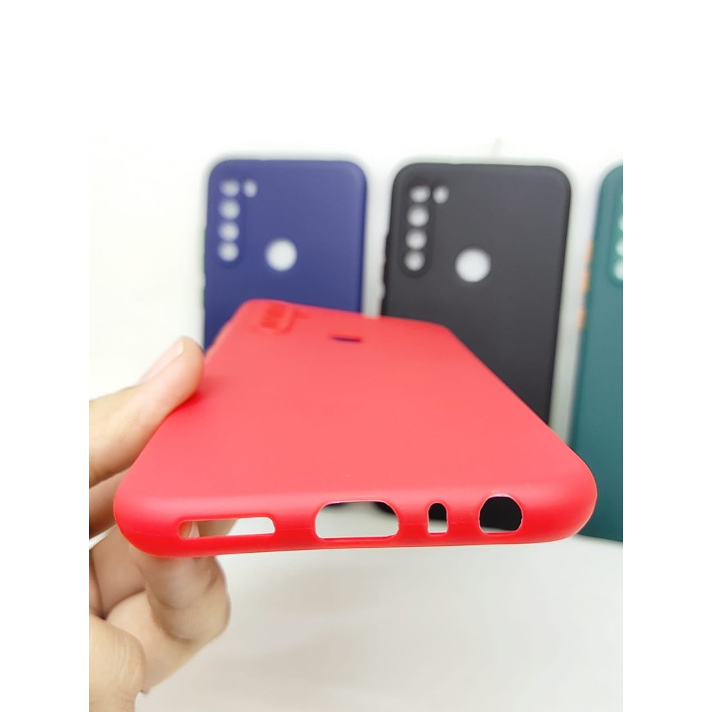 SMPC TPU Candy Redmi Note 8 6.3 inchi SoftCase Macaron Protection Camera Tombol Warna