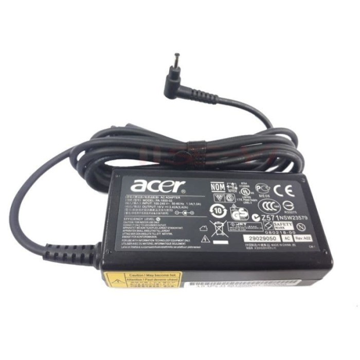 Adaptor Charger Original Acer 19V - 3.42A DC 3.0*1.1mm