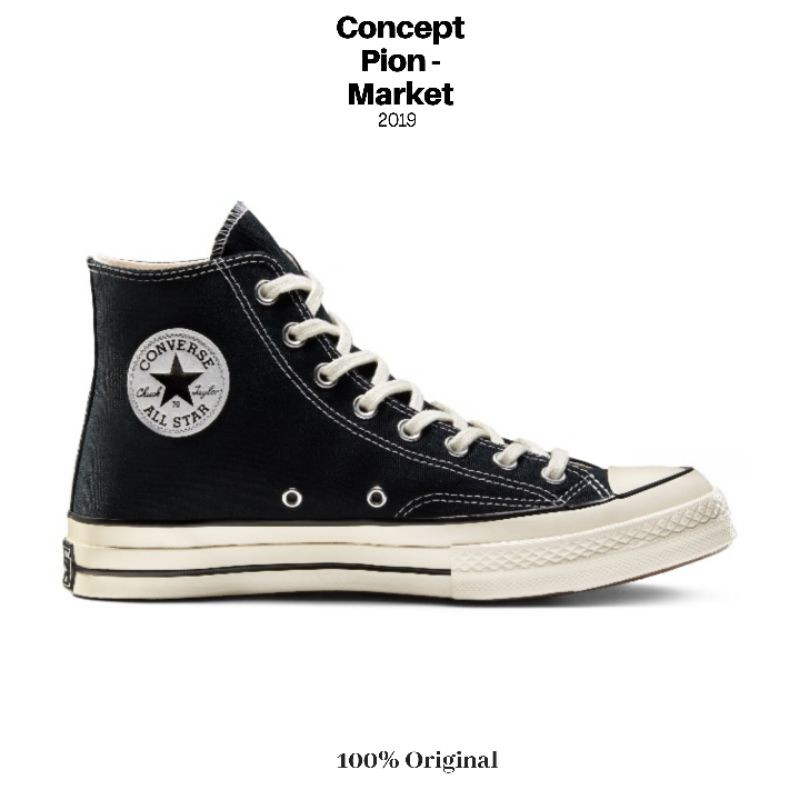 Converse Chuck 70 HI Black/Black/Egret