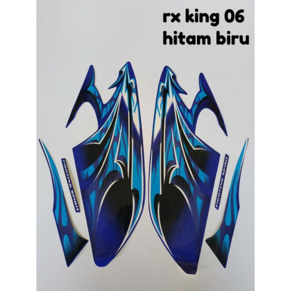 striping RX king 06 hitam biru, striping rx king 2006 hitam biru, COD