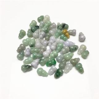 Sebuah kargo Burma jadeite jade labu batu  giok  liontin 