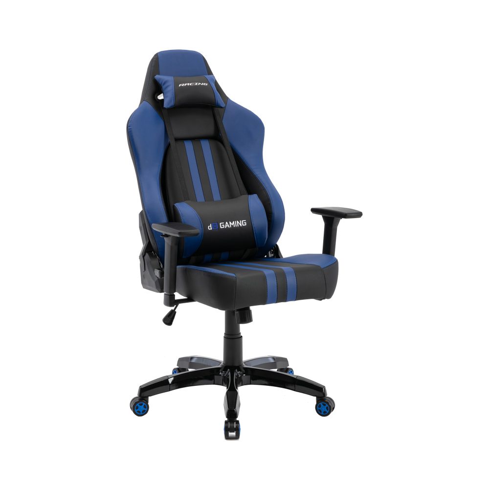 DA GAMING CHAIR RACING X BLUE AZURE BIRU HITAM / Kursi Gaming 100% ORIGINAL KURSI GAME