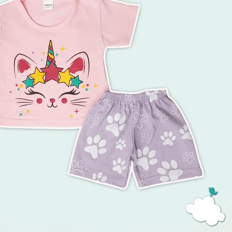 ➢ Owlet - setelan anak perempuan / set anak perempuan / playset anak / baju anak / baju anak perempu