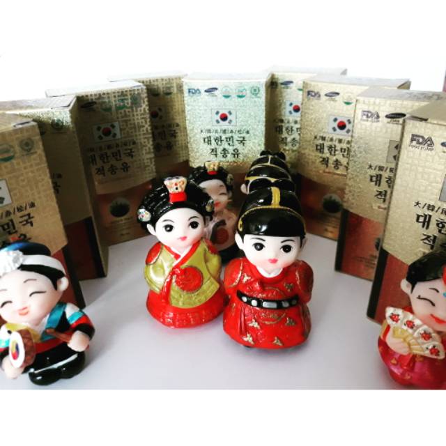 Korea Redpine ( jeoksong ) Needle Oil Capsule [  Kapsul Redpine ] 9 pack @30butir