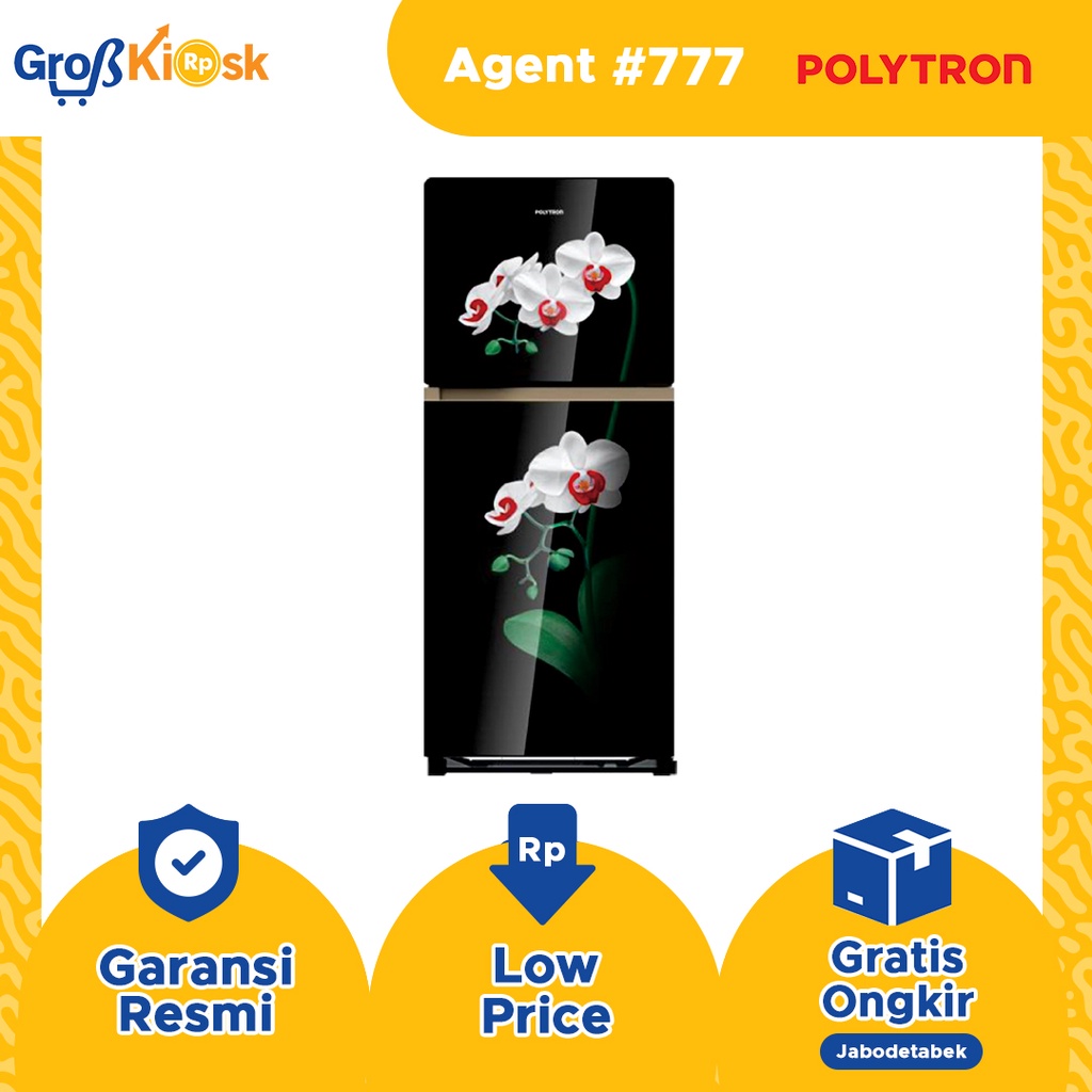 KULKAS 2 PINTU POLYTRON PRW 25 MOW/25 MOB/25 MTR / 25MOW/25MOB/25MTR