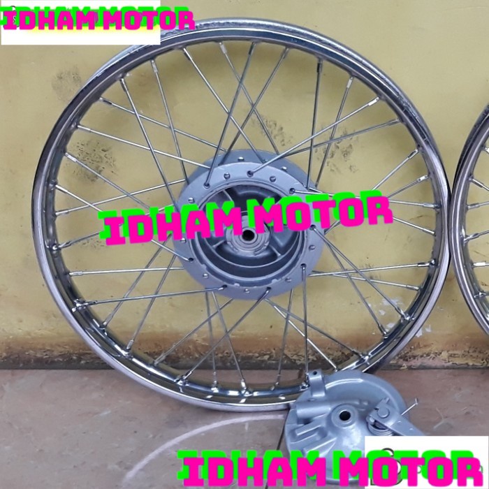 MURAH - VELG DEPAN JARI-JARI MOTOR HONDA ASTREA / ASTREA IMPRESA + PANEL REM