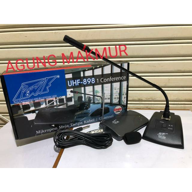 Mic Meja Wireless pewie uhf 898