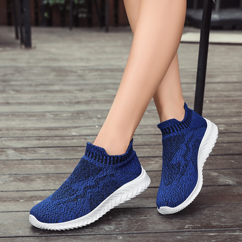 FOKU Sepatu Sneakers Wanita Outdoor Sock Sepatu Wanita Terbaru