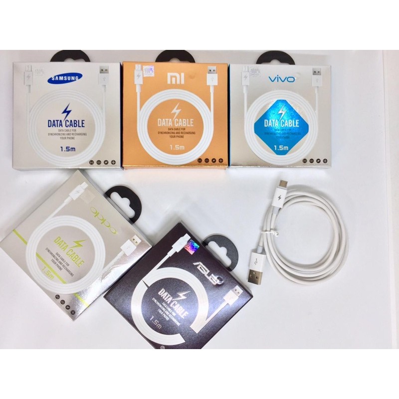 PROMO KABEL DATA SAMSUNG ORIGINAL 150CM MICRO-USB ALL BRAND OPPO KABEL CASAN FASTCHARGING