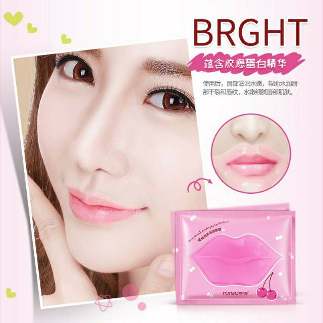 *NEW*Best Seller*Masker Bibir Collagen Lips Mask (Rorec)