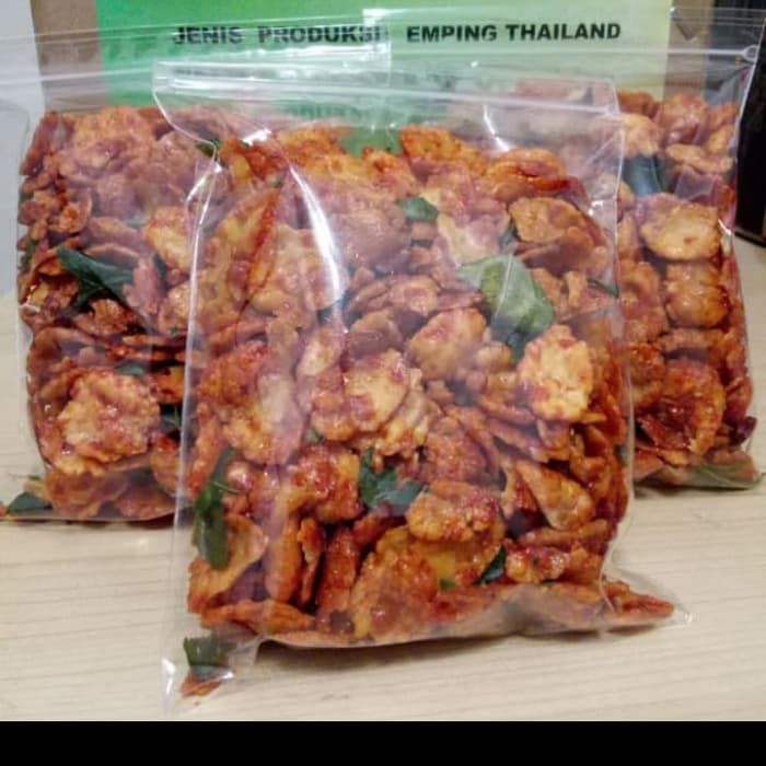 

Emping Pedas Manis Super / Emping Thailand Daun Jeruk 500 Gram