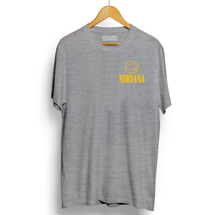 Kaos Distro Nirvana Little Yellow - Abu Misty Premium