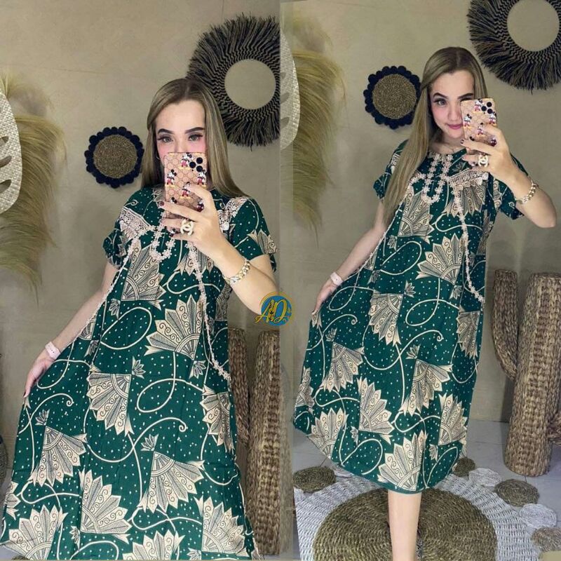 Daster Arab motif kipas