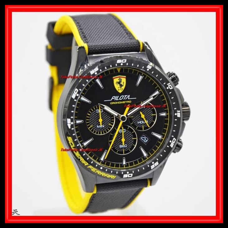 Terbaru Jam Ferrari Pria Terbaru Original Sporty | Jam Ferrari Cowok