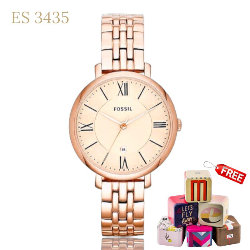 JAM TANGAN FOSSIL WANITA TIPE ES3435 ORIGINAL