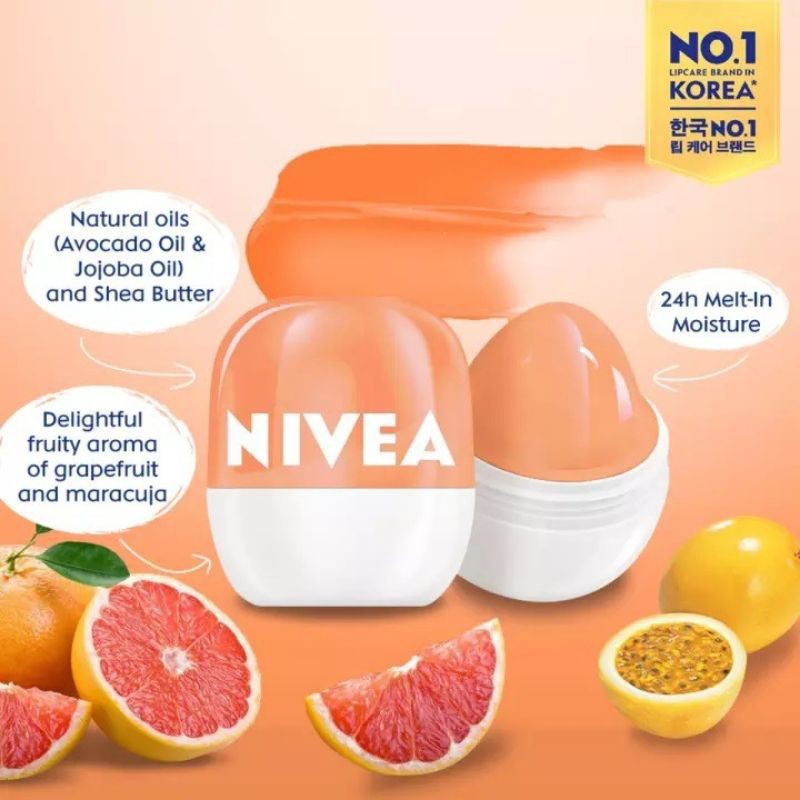 NIVEA Lip Balm Pop Ball 7gr