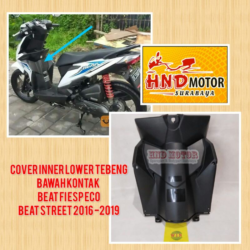 Cover Inner Lower Tebeng Bawah Kontak Motor New Beat Fi Esp | Leksil Bawah Kontak Beat Eco | Beat St