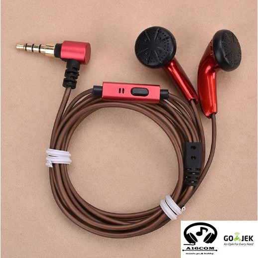 EARBUD MX500 SENNHEISER DIY PLUS MIC JACK L ,BASS MANTAP