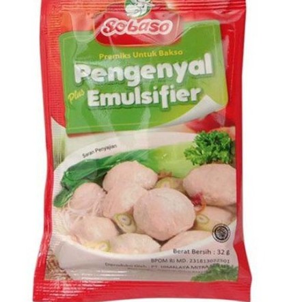 

TEPUNG PREMIKS BAKSO PENGENYAL PLUS EMULSIFIER SOBASO