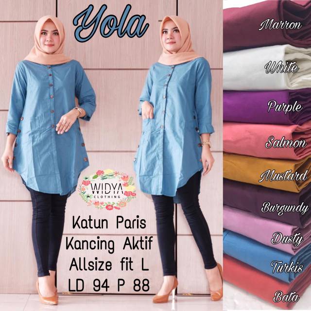 YOLA TUNIK // BUSUI FRIENDLY // BAJU TUNIK