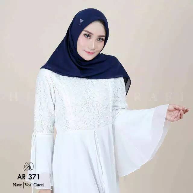 HIJAB ARRAFI TERBARU SEGI EMPAT KODE AR371