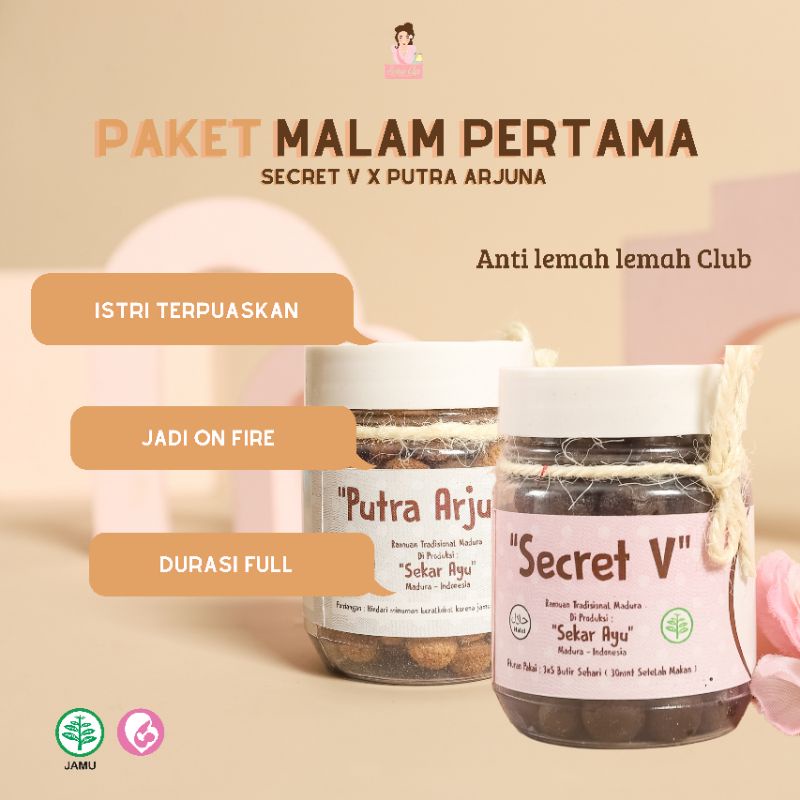 PAKET MALAM PERTAMA | Paket Sekar Ayu Empot Madura Secret V Putra Arjuna Jamu Pria dan Wanita Dewasa