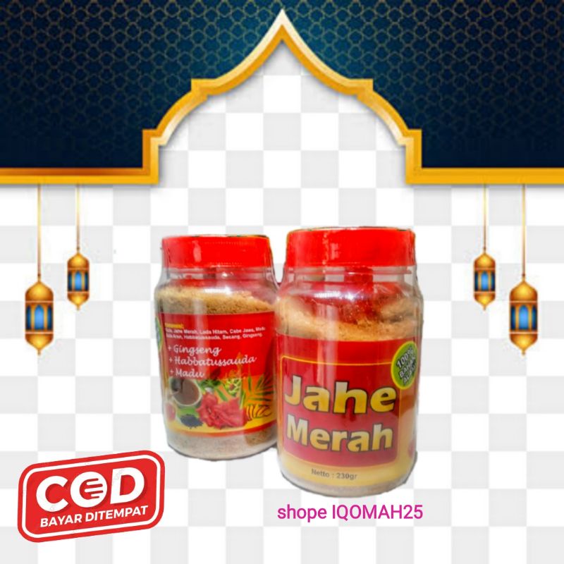 

Jahe Merah instan 230 gram/wedang jahe merah