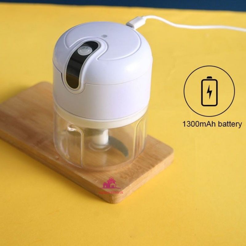 Blender Mini Blender Daging Portable Chopper Mini USB CHARGING Multifungsi Vipoo 3001