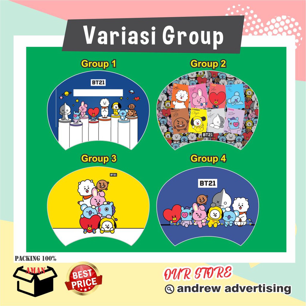 Kipas Character BTS / BT21 Special Edition