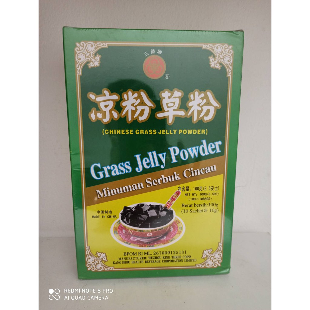 

GRASS JELLY POWDER 10 SACHET MINUMAN SERBUK CINCAU PANAS DALAM