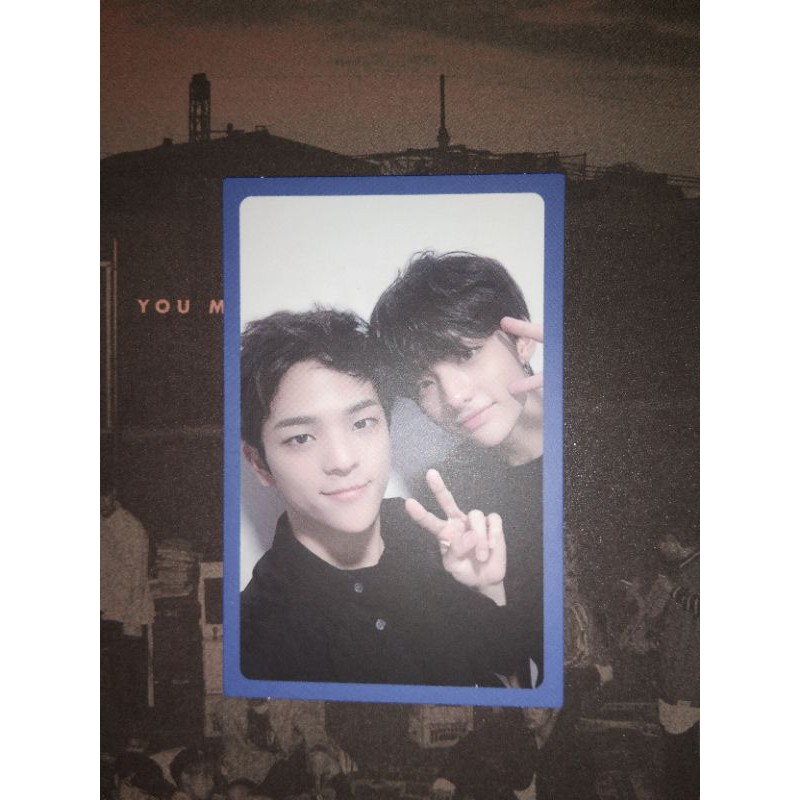 STRAY KIDS I AM YOU UNIT PHOTOCARD (HYUNJIN WOOJIN)