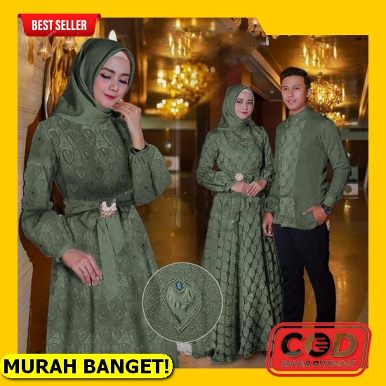 &8Yatoyiba~## Nizar Couple Baju Couple Cewek Cowok Muslim Hijab Model Terbaru 2022 Baju Kopel Gamis 