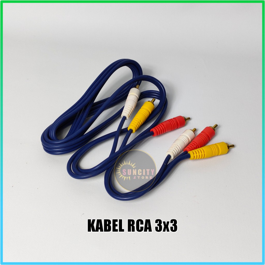 Kabel RCA 3 x 3 / Kabel Audio Video / Kabel DVD