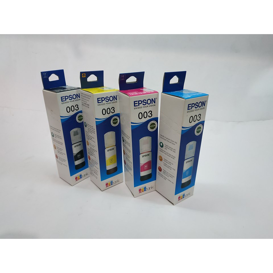 Tinta Original EPSON 003 L1110 L3100 L3101 L3110 L3150 L1210 L3210 L3250New