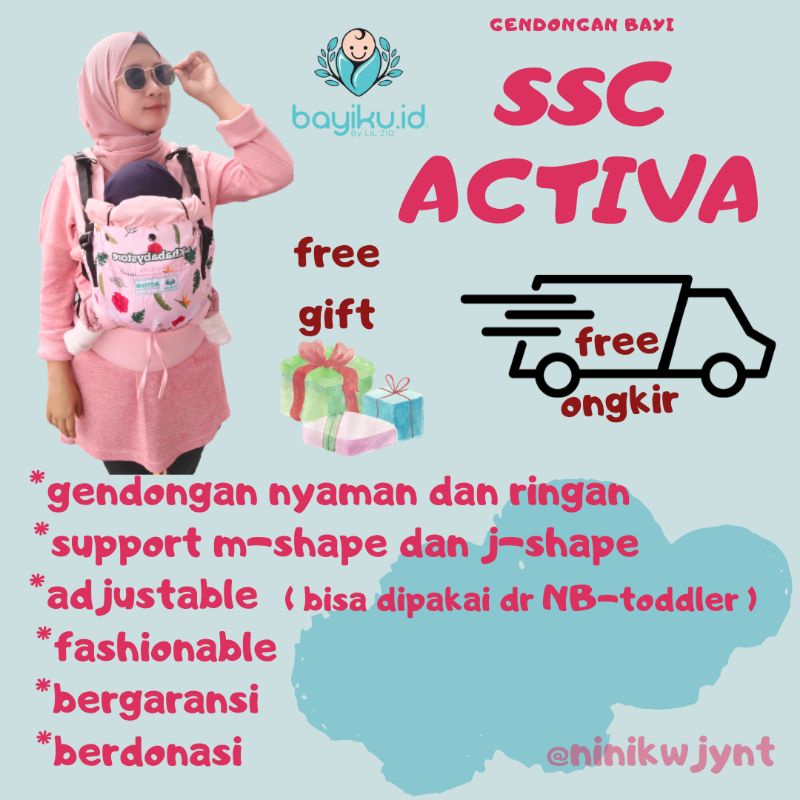 SSC ACTIVA MARK II BAYIKU ID /GENDONGAN HEMAT