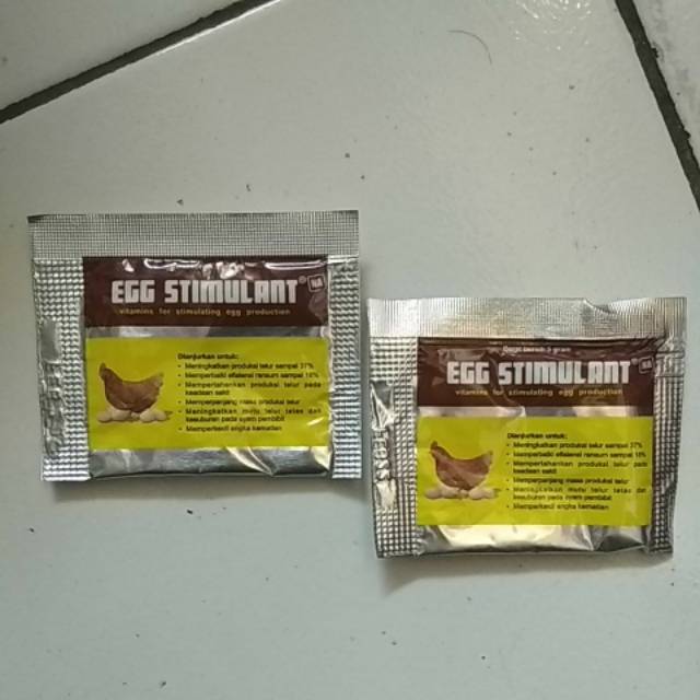 Egg stimulant eggstimulan 5 gram vitamin  meningkatkan produktivitas telur