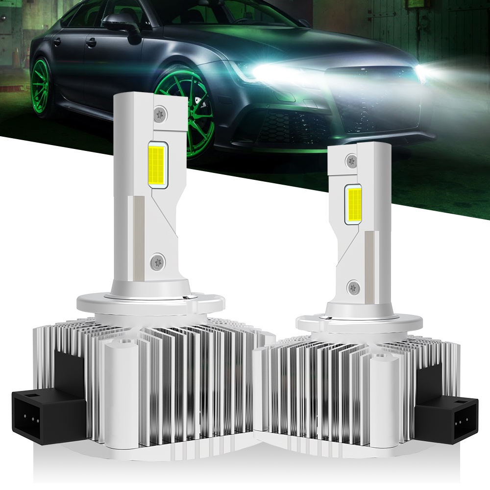 2pcs Lampu Depan LED Canbus 110W / 16000Lm D1S / D2S / D3S / D4S Warna Putih