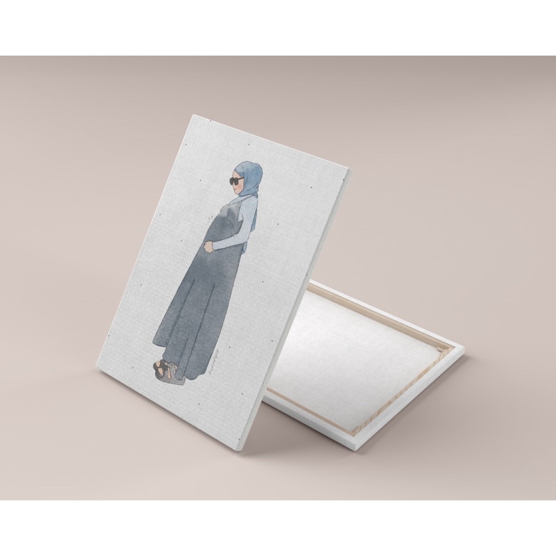 

Printed Illustration - Cetak Kanvas Ilustrasi - SebuahCerita