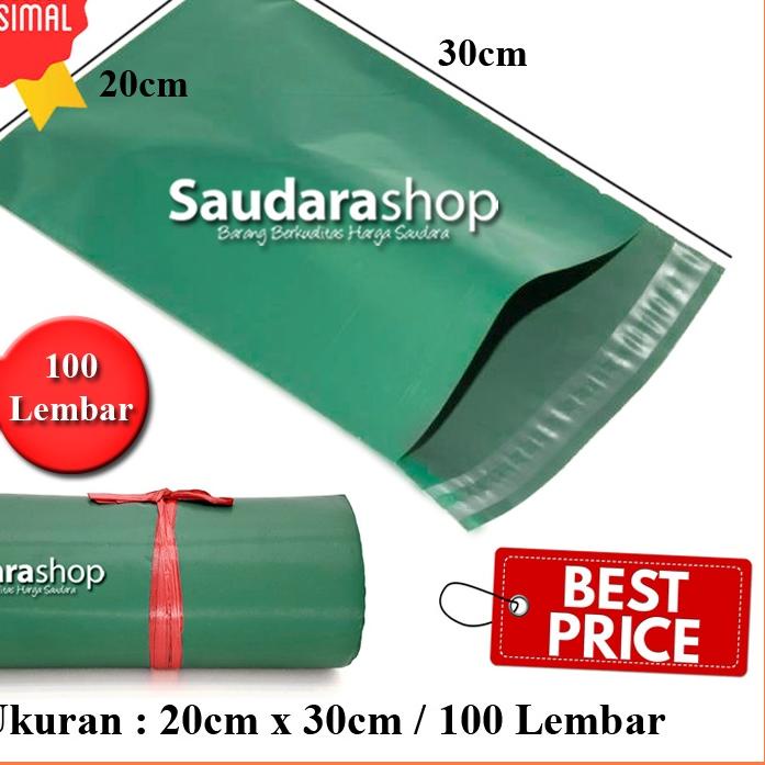 

☄ Polymailer Ekonomis 20x30 (100pcs) / Plastik Packing Online 20x 30 ☝