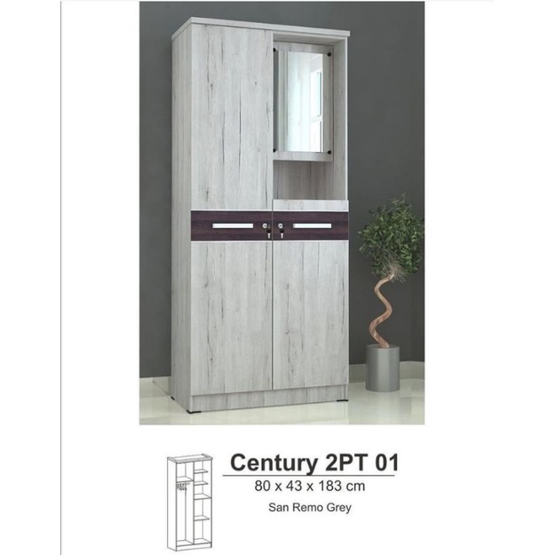 lemari 2 pintu