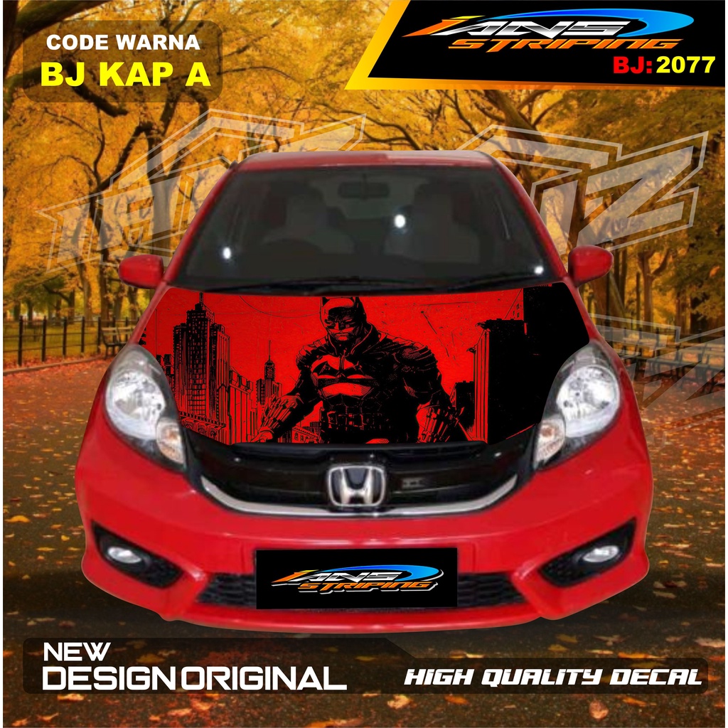 DECAL STIKER KAP DEPAN MOBIL AVANZA XENIA / STIKER KAP MOBIL INNOVA / VARIASI STIKER KAP MESIN MOBIL HONDA JAZZ TOYOTA RUSH