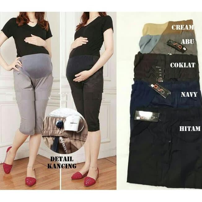 YB48 CELANA PENDEK IBU HAMIL-SHORT MATERNITY PANT FKVY
