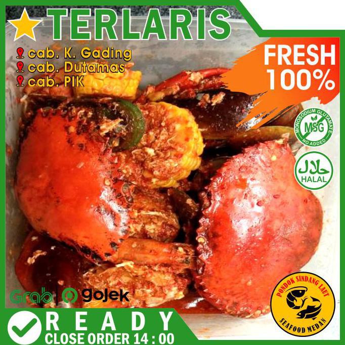 

Seafood Kepiting Mix Saus Saos Padang Telor Telur Asin Jantan Asap - MIX TELOR TERBARU