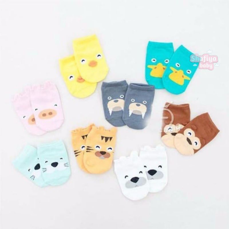 Kaos Kaki Bayi Karakter 3D Cute Impor Kaos Kaki Pendek