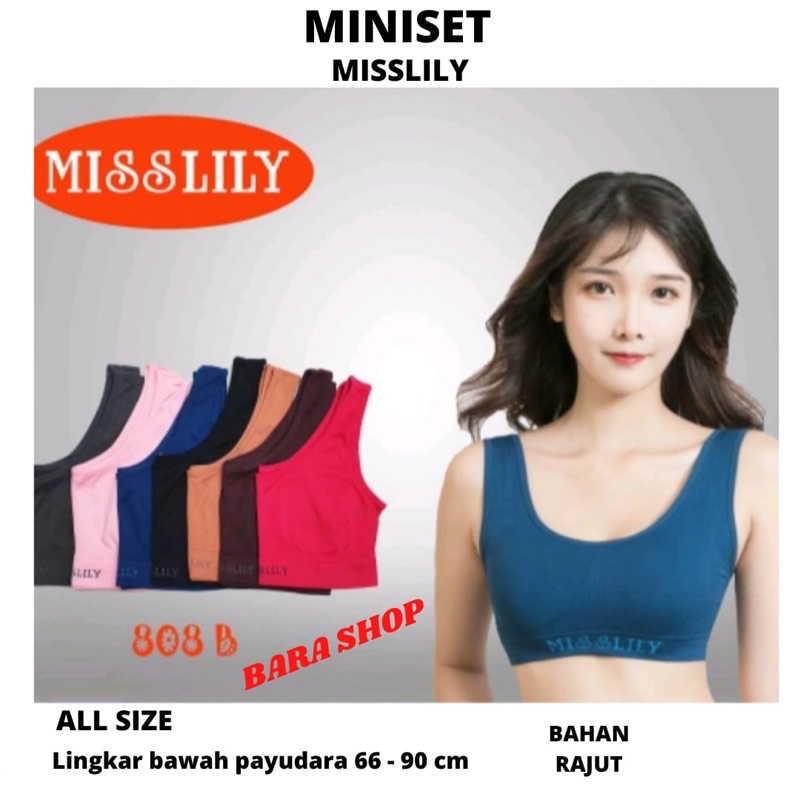 Miniset SPORT Rajut Misslily /Bh SPORT misslily cewek Rajut Remaja /Dewasa / Miniset wanita Rajut Mi