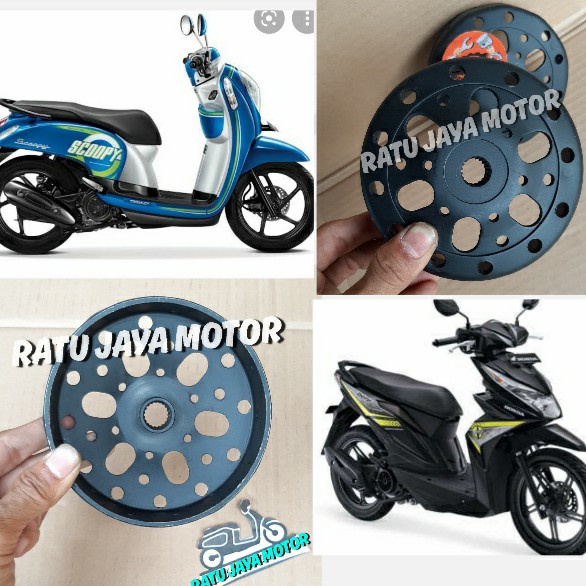 Mangkok CVT Kampas Ganda Scoopy FI ESP Beat Fi Esp 2016 2019
