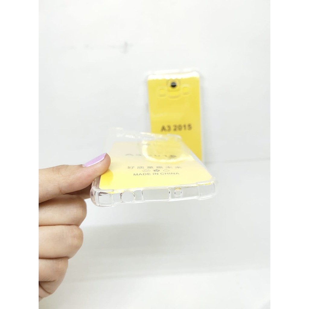 Anti Crack Samsung A3 2015 A300F 4.5 inch Soft Case Jelly Tahan Benturan