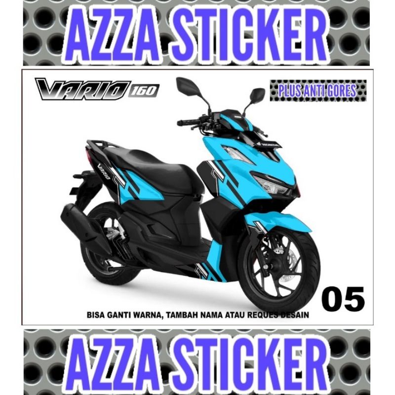 Stiker Dekal Vario 160  Decal Motor Vario 160 Full body Sticker Decal Motor Vario 160 Dekal Motor Va