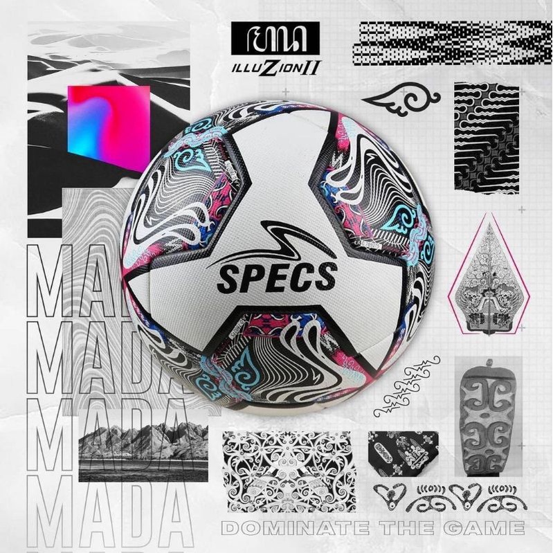 bola sepak specs illuzion ii official match ball